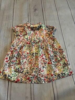 Bonpoint Naylis Liberty of London Fabric Floral Dress 12 months